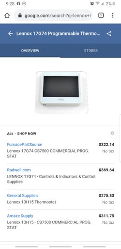 Lennox termostat.