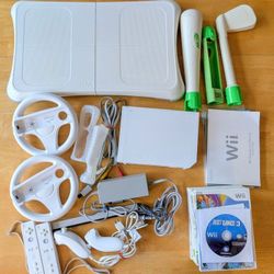 Huge Wii Bundle with games (including Super Smash Bros) and Wii Balance Board