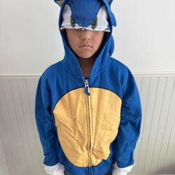 Halloween Sonic  Blue 5D Hoodie