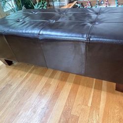 Brown Ottoman  