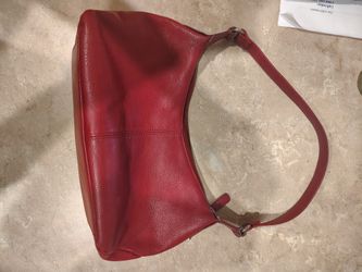 Red Leather Purse Mini