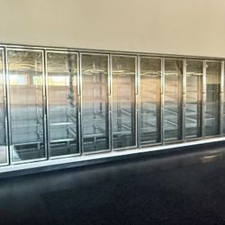 Commercial 10 Glass Door Walk In Refrigerator 