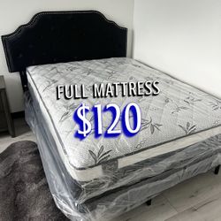 New Full Mattress Only $120