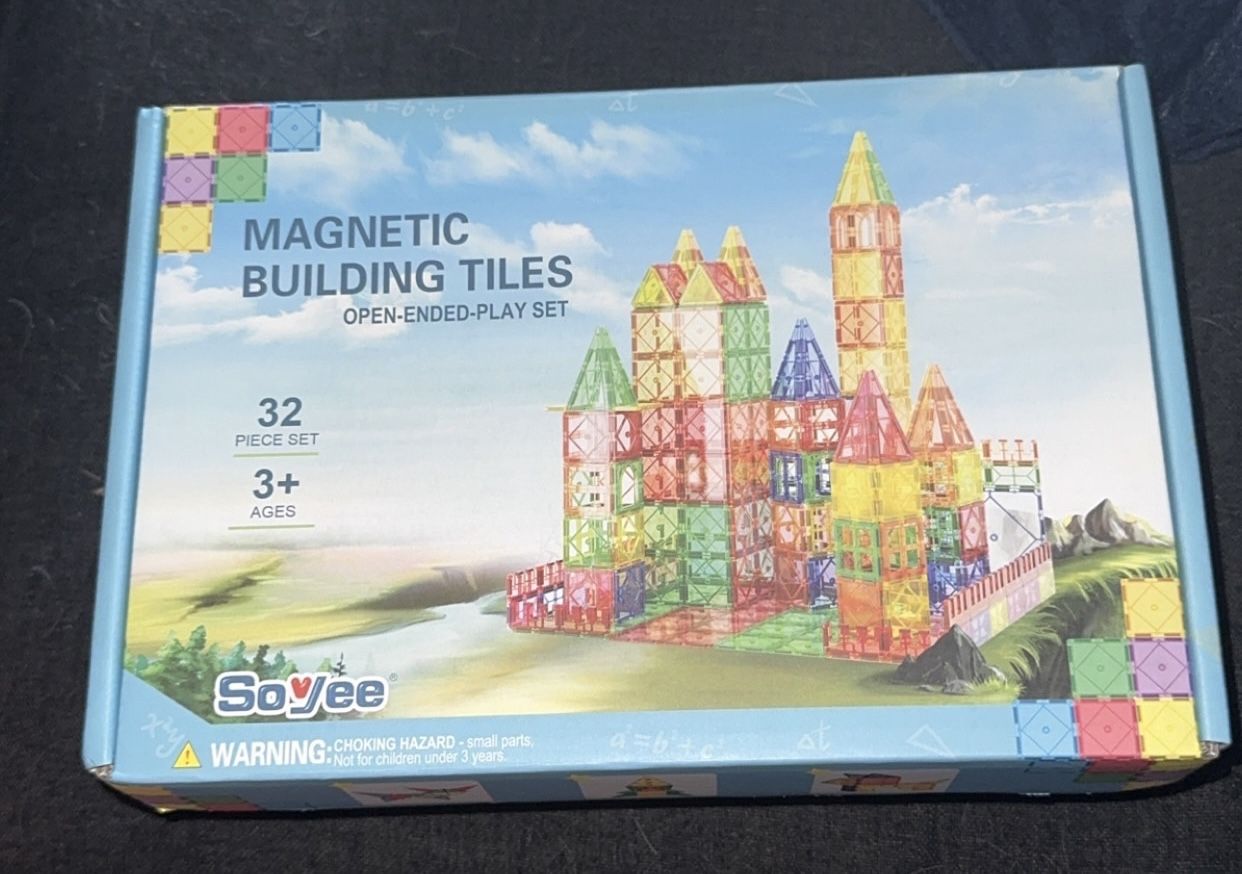 Magnetic Tiles Toddler Toys Magnetic Building Blocks for Kids Ages 3-12 STEM Educational Toys