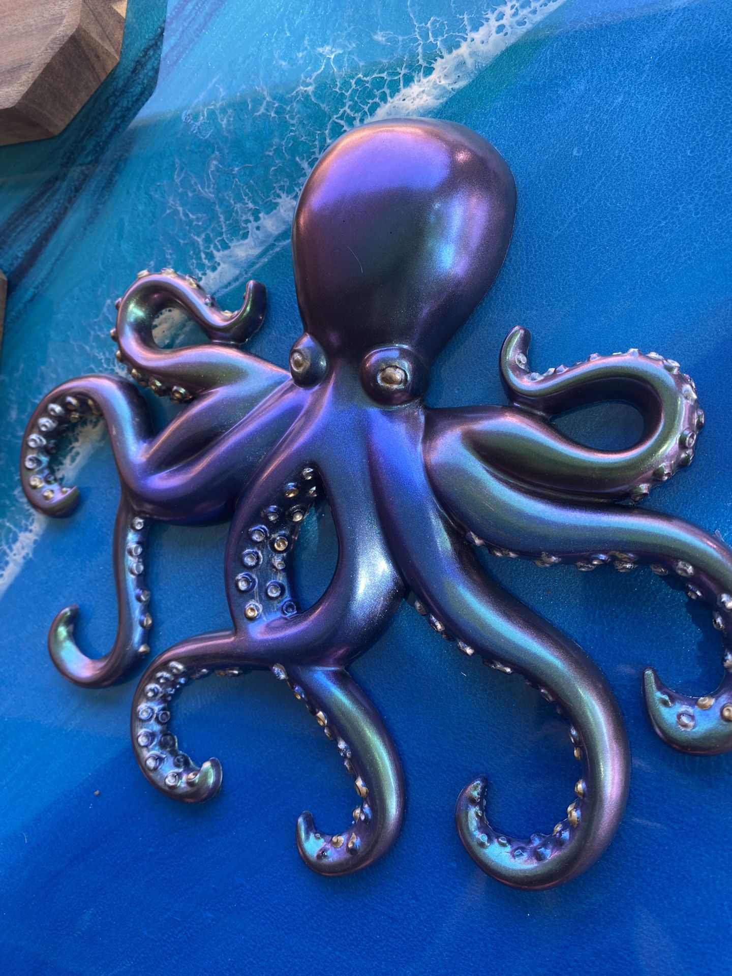 Purple Octopus Resin 
