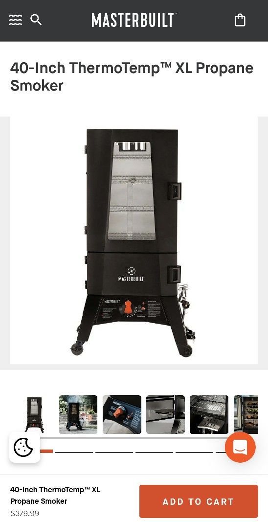 Masterbuilt 40-Inch ThermoTemp XL Propane Smoker