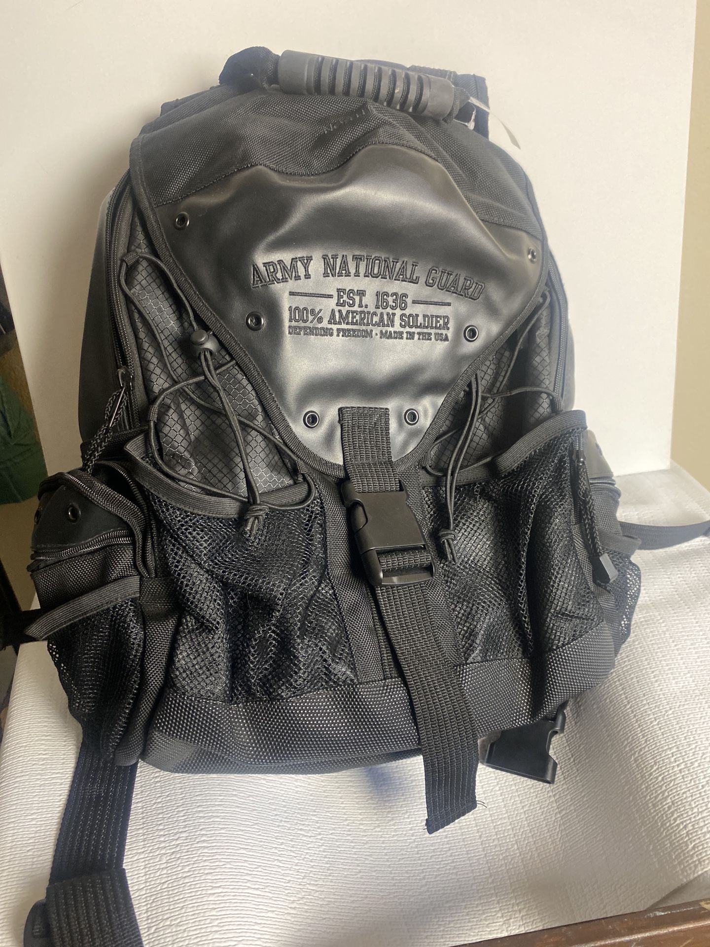 Army National Guard-themed tactical-style bag