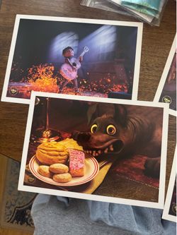 Pixar Coco lithograph posters