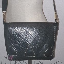 Recycled Black Rubber Tire,Crossbows Shoulder Bag, Unisex Bag,Hand Made  Unique.,Made Very Well,Super Tough.