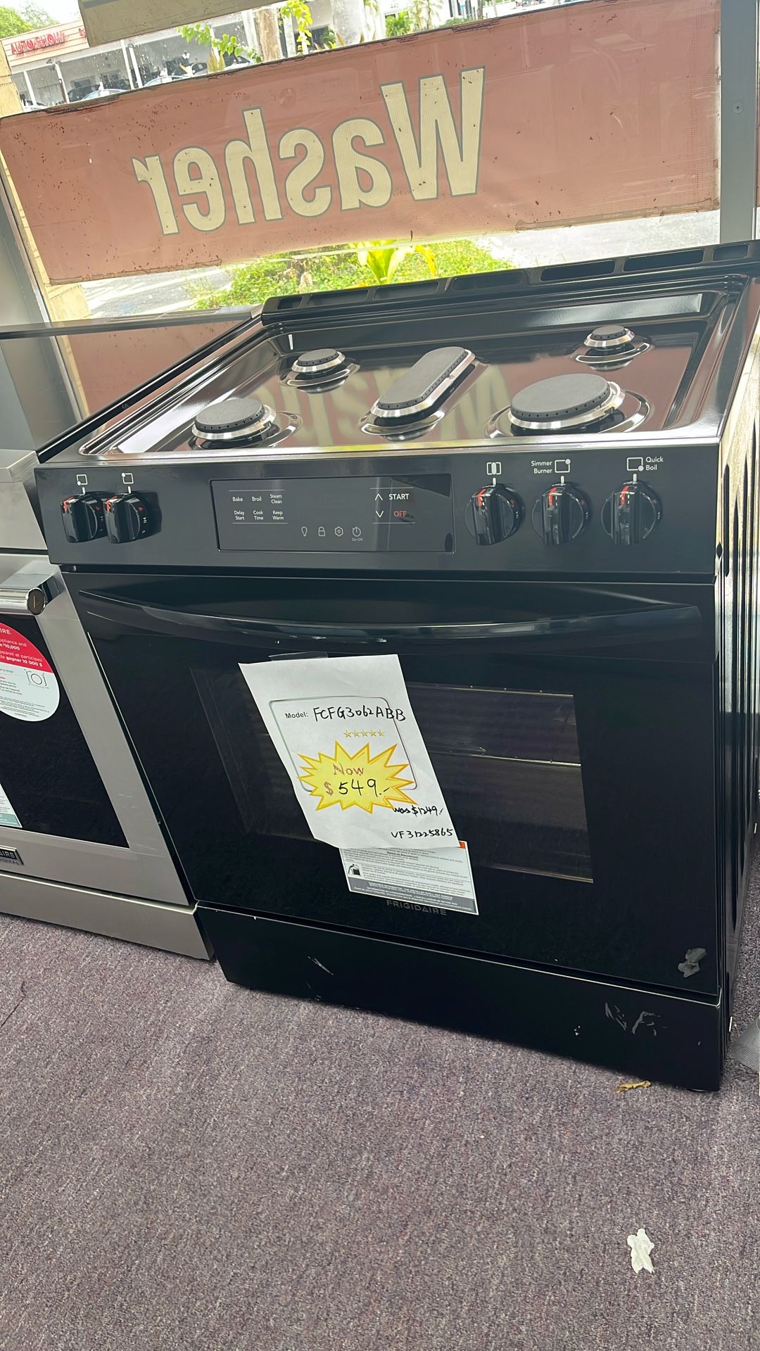 Gas Stove New Open Box