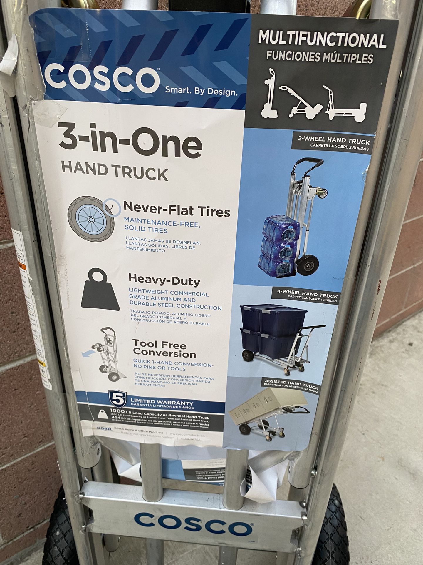 New Costco Hand Truck Dolly 3 In 1
