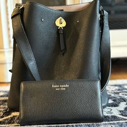 Kate Spade Shoulder Bag and Matching Wallet