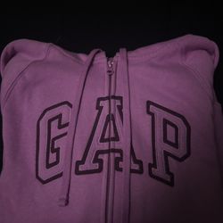 Purple GAP Zip Up Size Medium 