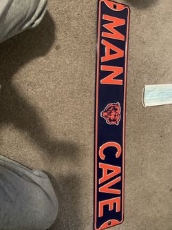 Man Cave Steel Street Sign