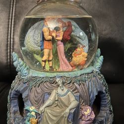 Disney Hercules Megara Hades Musical Snow Globe “I WON’T SAY” Tested/Works!