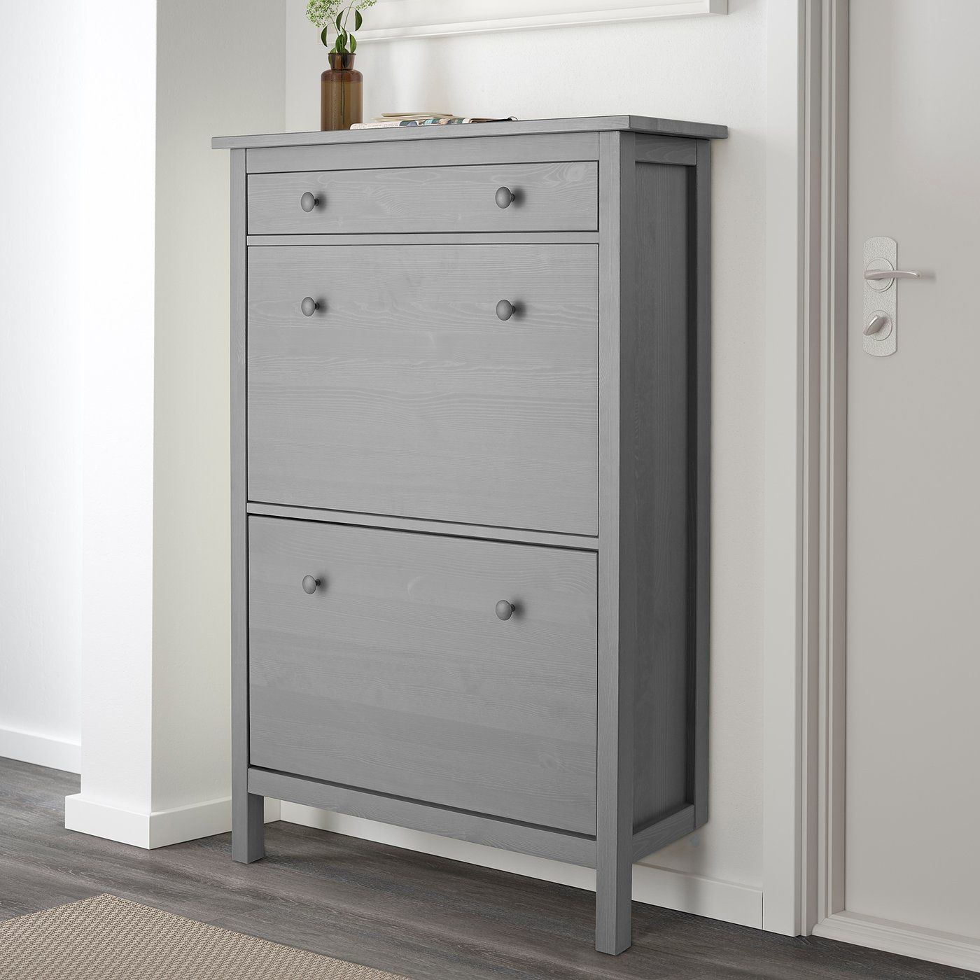 IKEA HEMNES Shoe Cabinet Grey