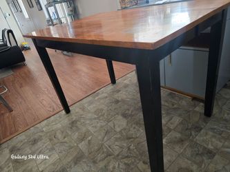 A very strong, solid table.