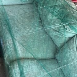 Beautiful Gray Sofa With Gold  Detail