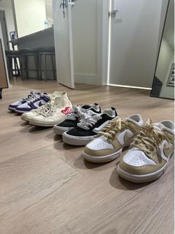 4 Newly Worn Nike, CDG, and Vans