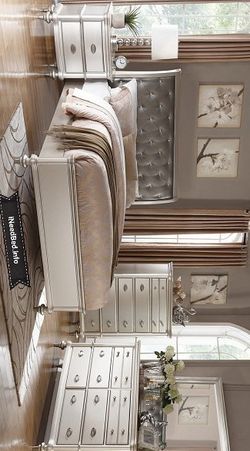 Champagne complete bedroom set available ... Queen frame only $699.99... Free delivery