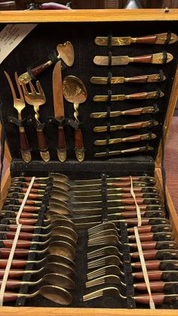 Vintage Siam Flatware Set