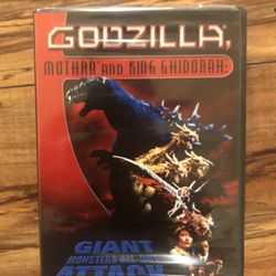 Sealed Godzilla, Mothra, and King Ghidorah: Giant Monsters All Out Attack (DVD, 2004)