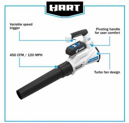New Hart 40V Cordless Blower (Tool Only)