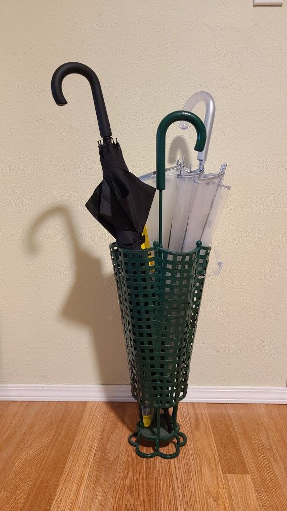Iron Umbrella holder in the shape of an umbrella