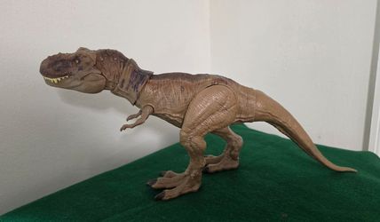 Jurassic World T-Rex Dinosaur Action Figure ToyJurassic World Tyrannosaurus Rex ,18" L x 9" H.