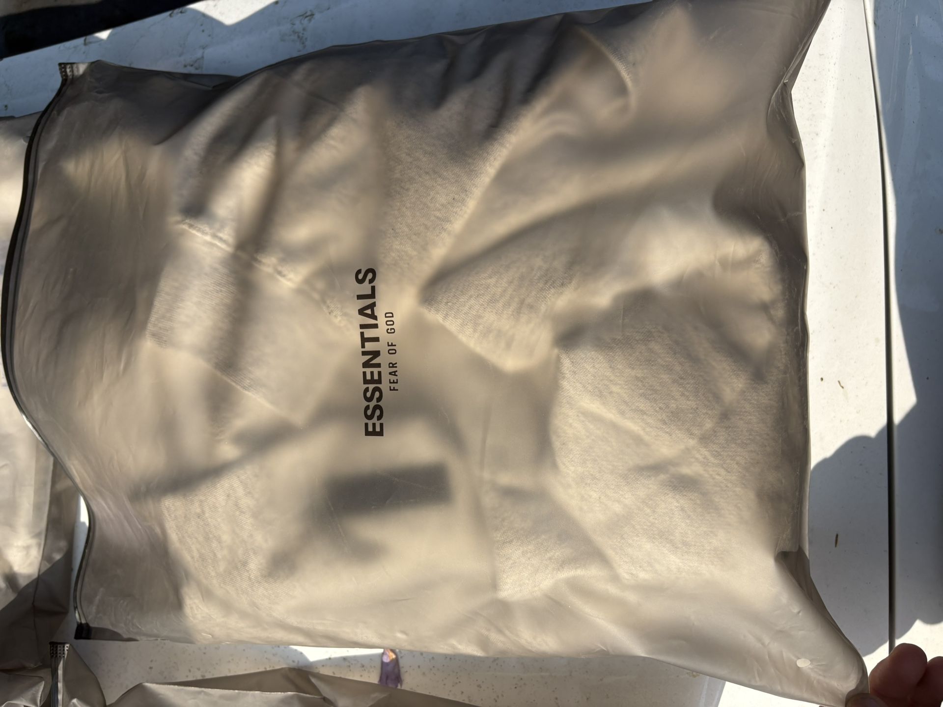 Grey Essentials Hoodie