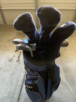 Left Handy Lady Golf OGIO bag and PowerBilt club set