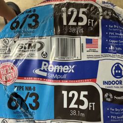 romex 6/3 125ft 380$