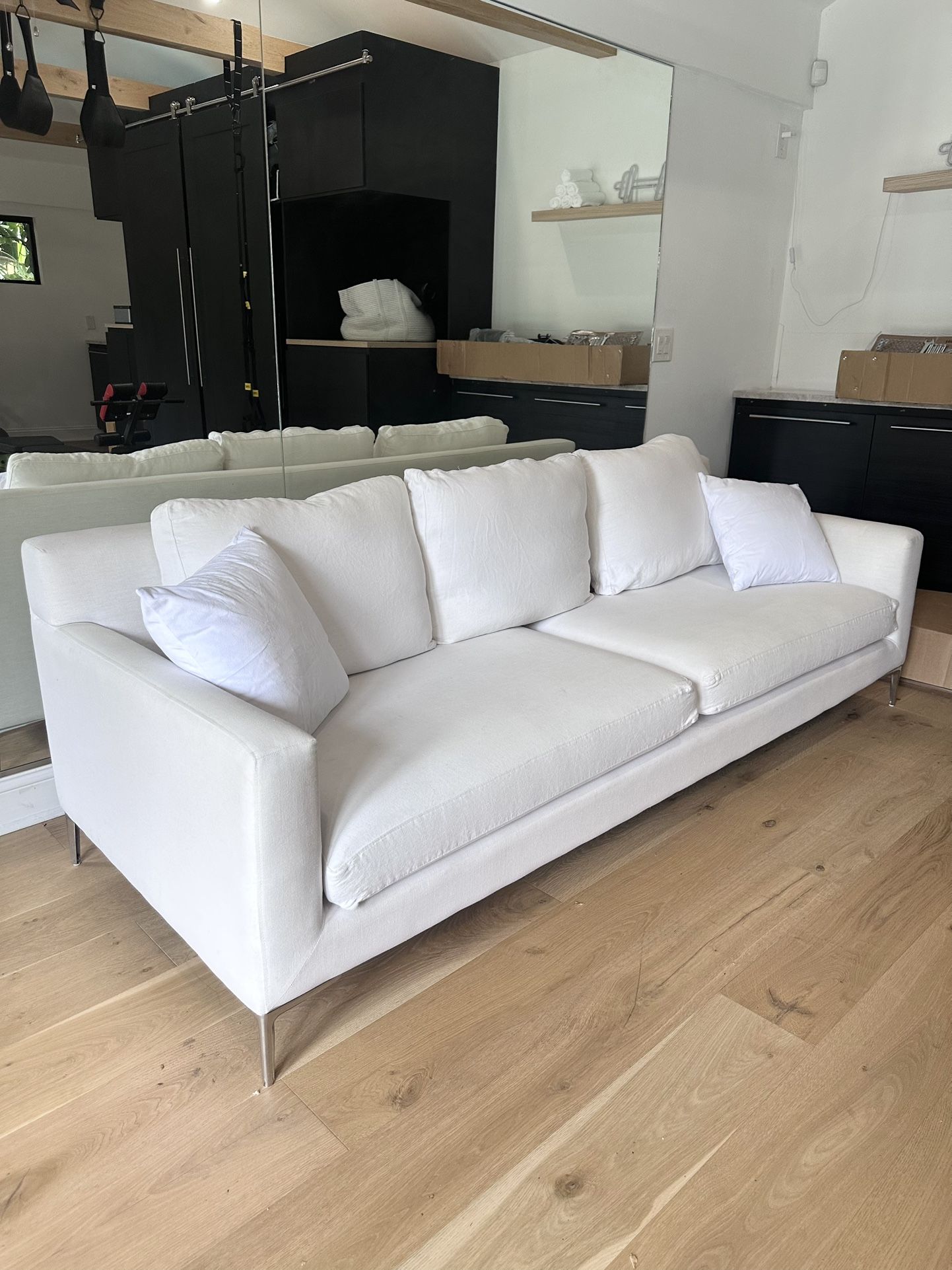 White Couch For Sale