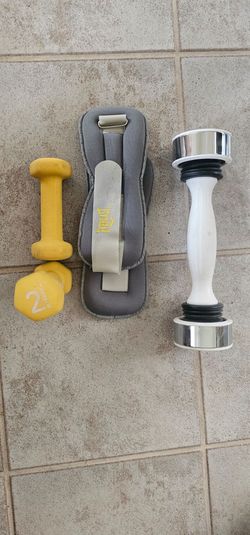 Dumbbells and Ankle Weight