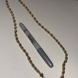 14k rope chain