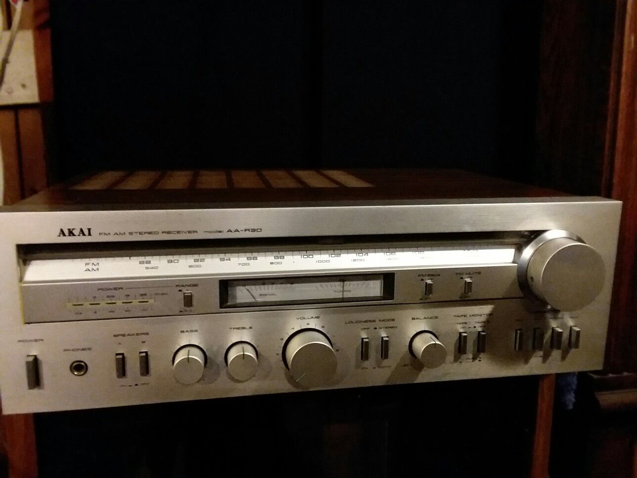 Vintage Akai receiver model aa-r30