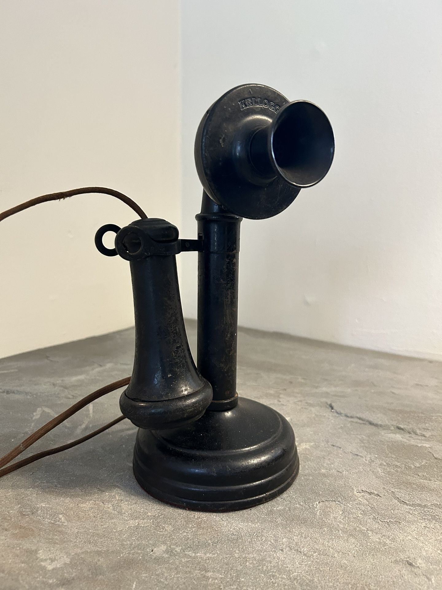 Antique Kellogg Candlestick Telephone