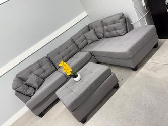 Gray Sectional Sofa with Ottoman ‼️ Only $899 ‼️