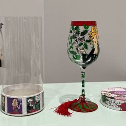 Delish Girls with Attitude “Define Good” 15 oz Wine Glass in Original Package