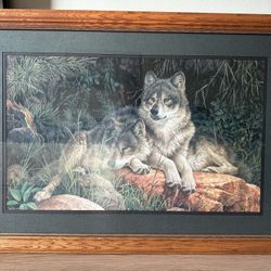Wall Art 28”x40” Wooden Frame 