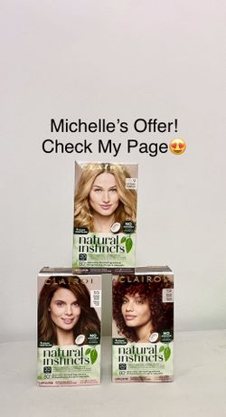 Clairol Natural instincts No Ammonia /Vegan Hair Color $ 4 EACH