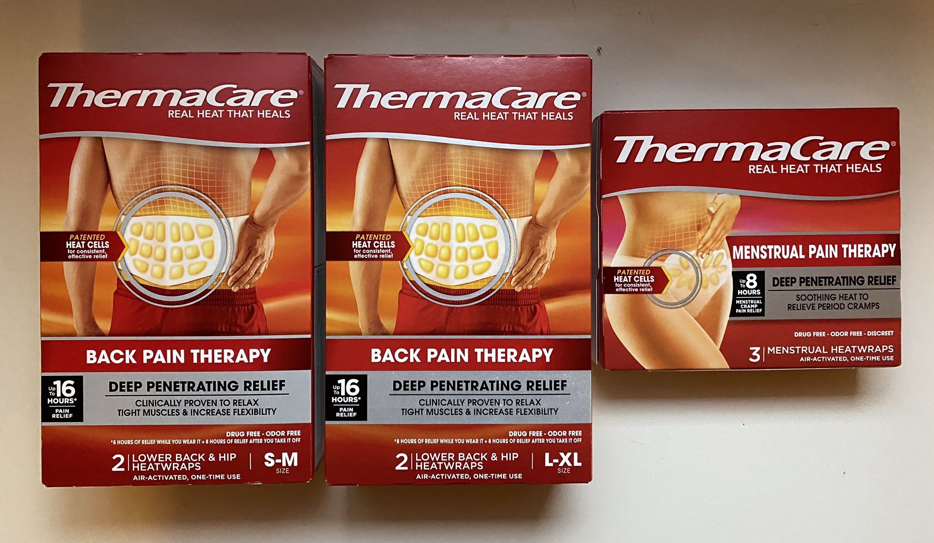 Thermacare heating pads 2 for $5