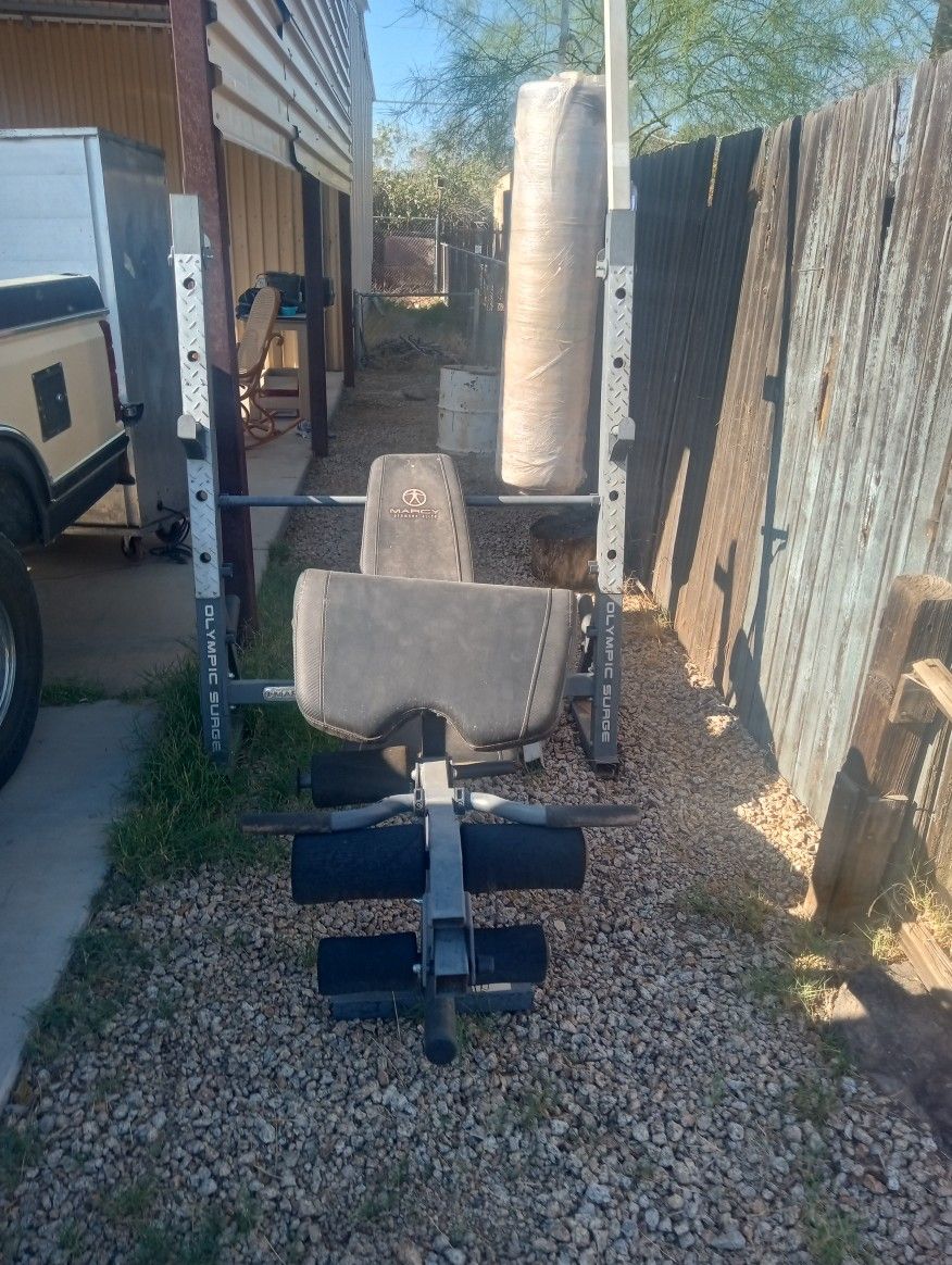Weight Bench/ Punching Bag Stand