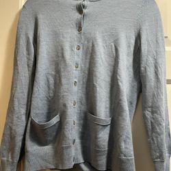 Blue Cardigan