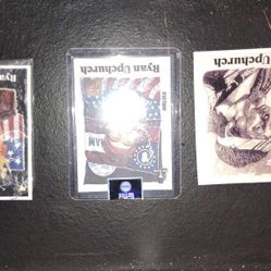 Custom Made Limited Edition Ryan Upchurch Card, Magnet And Sticker.