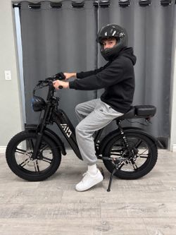 TST R7 Full Suspension Fat Tire Step Through E-Bike | 1 Year Warranty