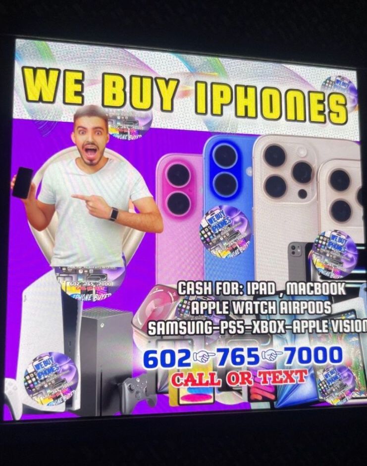Apple Samsung Buyer iPhone 16 Pro Max ! Cash 4 Electronics