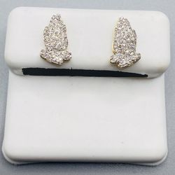 10KT Gold With Diamond Earrings (0.35CTW)