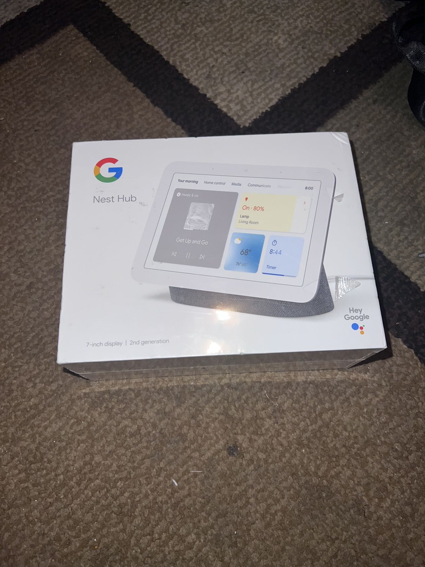 Google Home nest second generation brand new never opened box Asking $50 It Retails For $100