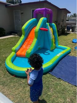 Little tikes kids pool waterslide